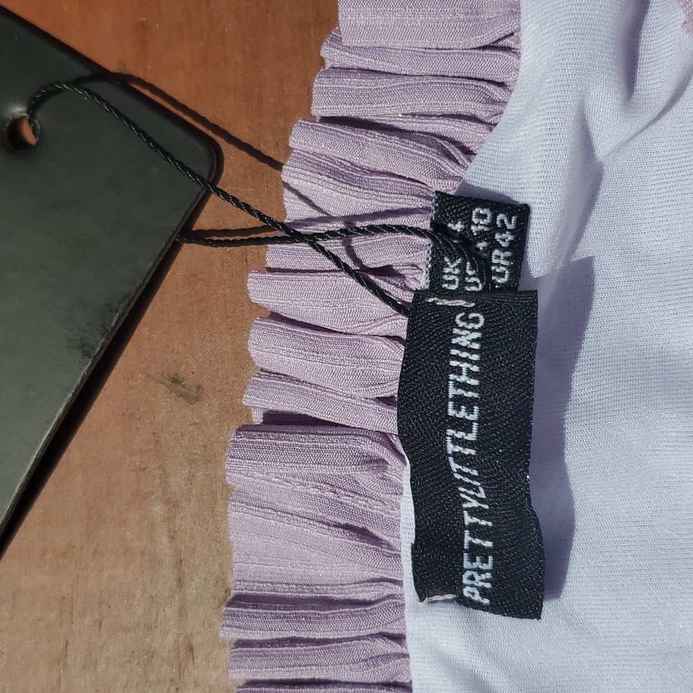 Pretty little thing lilac tube swim top. NWT - Picture 2 of 2